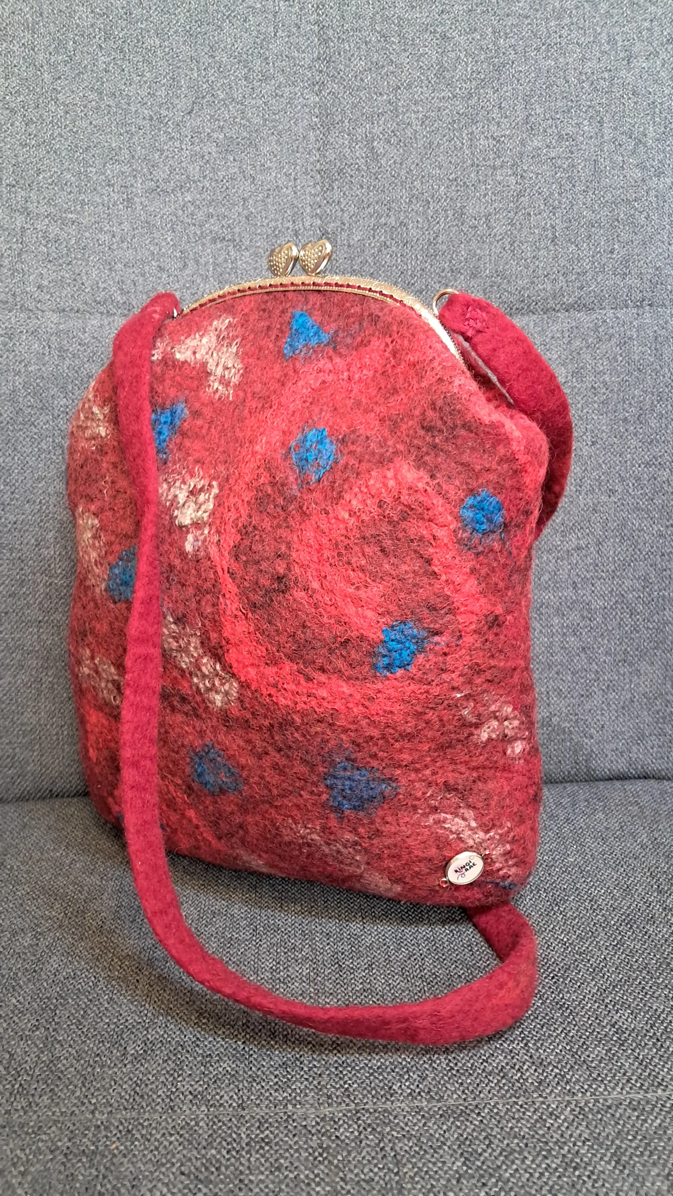 Арт чанта „Жар-птица“ с бродерия – thumbnail 3