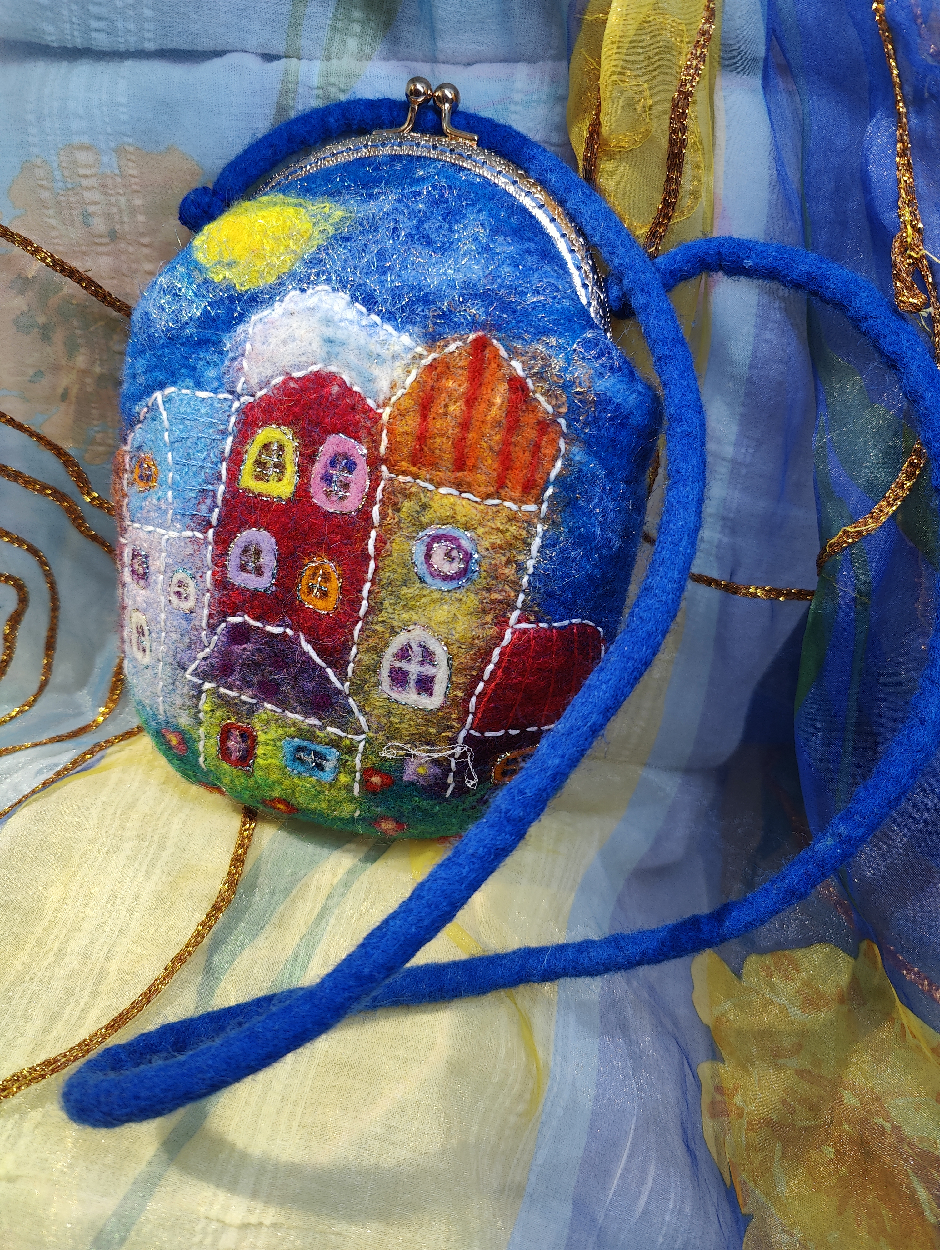 Чанта "Къщички"